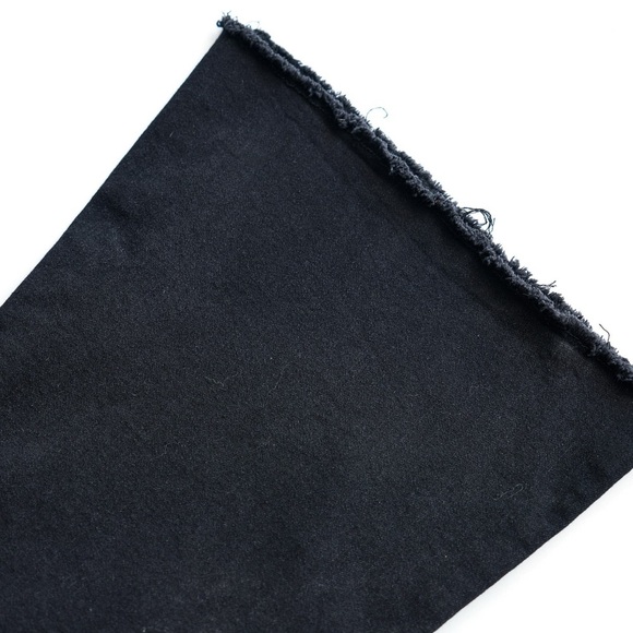 🔥 NWT REFUGE DENIM AUSTIN Black Flared Distressed Jeans - Picture 4 of 8